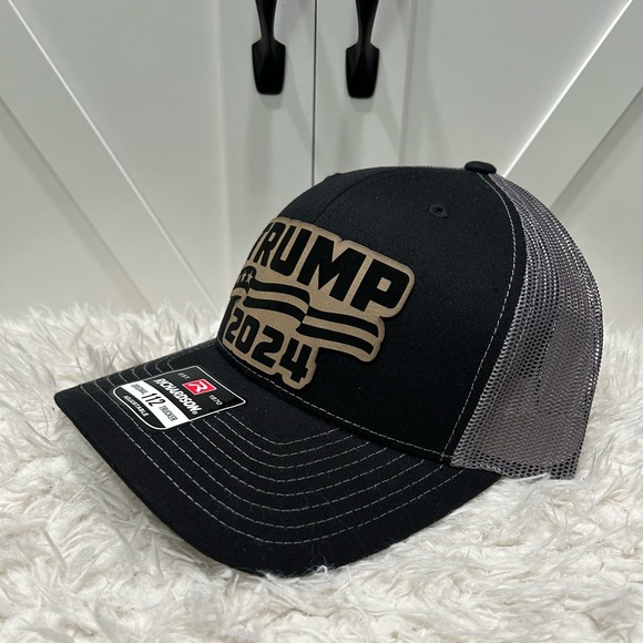 Trump 2024. Laser engraved Richardson 112 trucker hat. - Picture 2 of 2
